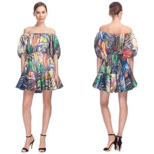 Lublu Kira plastinina palm frond dress